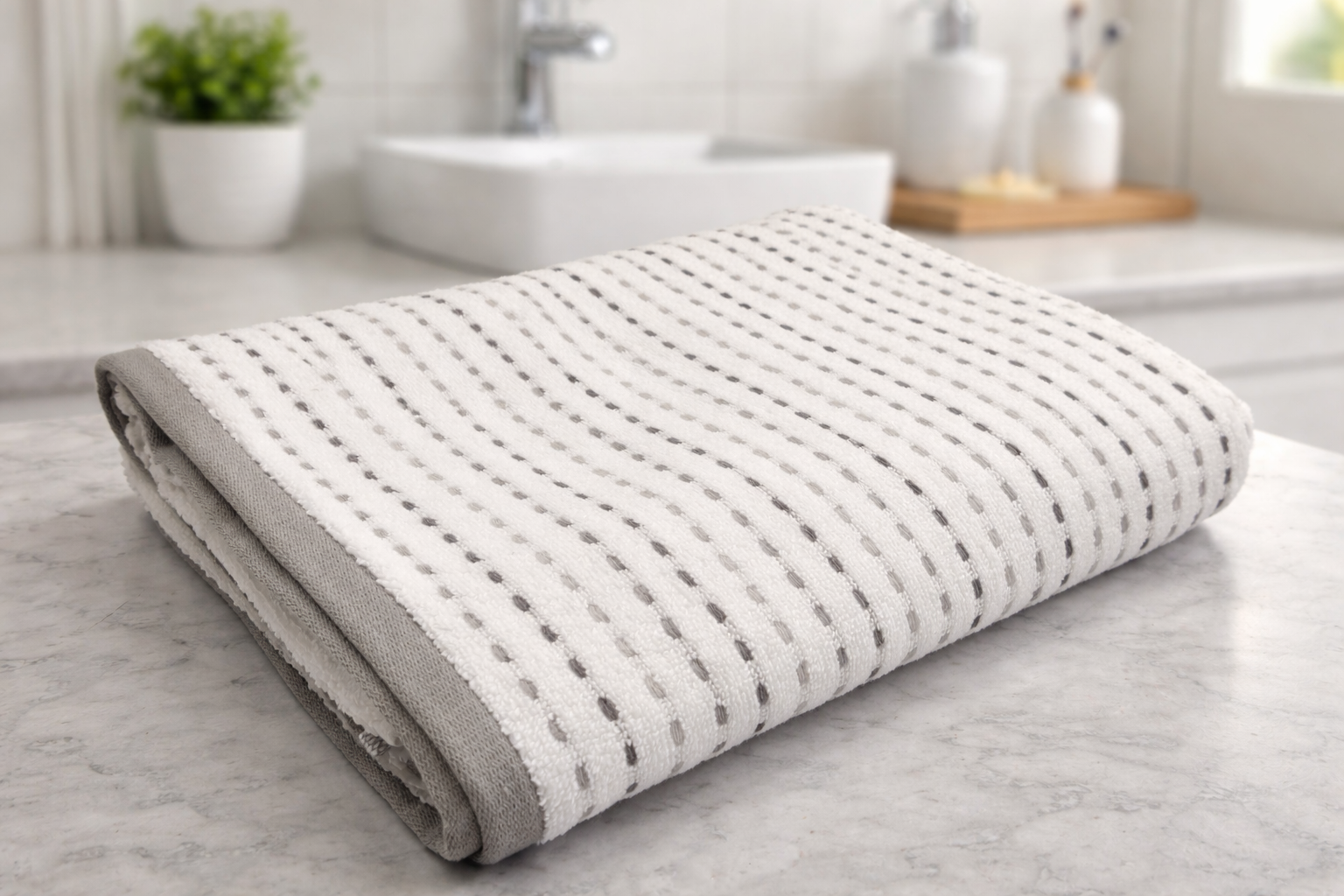 FernWeave Pebble Stitch Bath Towel
