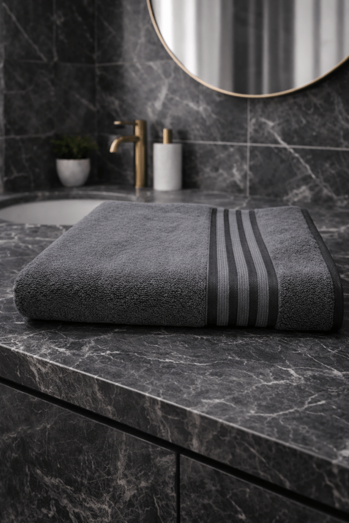 FernWeave Urban Ash Bath Towel