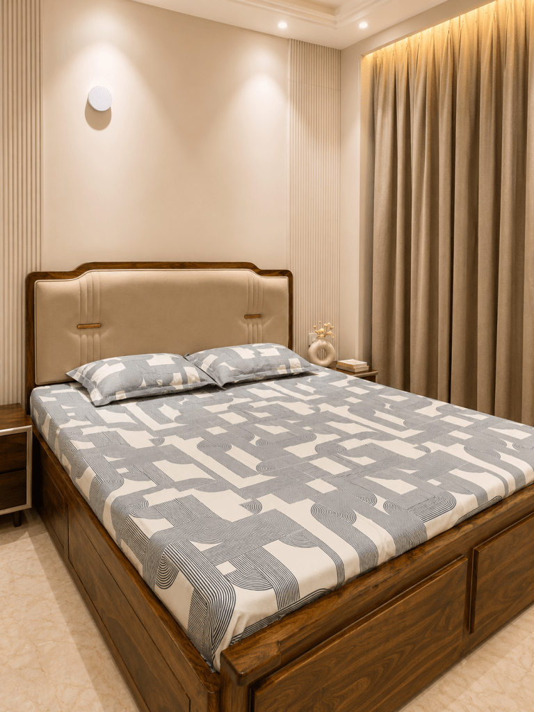 FernWeave Geometrical Bedsheet